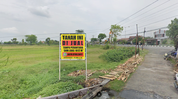 Di Jual Tanah Sawah di Klaten desa Jetis Klepu Ceper